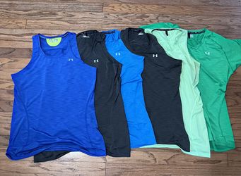 Lot of 5 Ladies / Women New Balance Exercise tanks / shirts