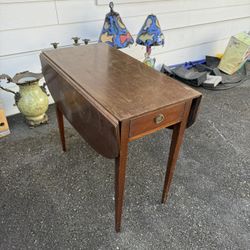 Antique drop leaf table