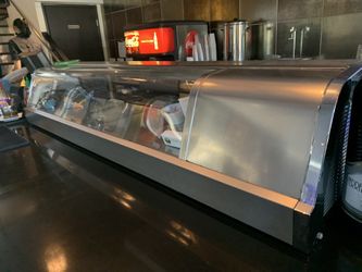 Turbo Air Refridgerated Sushi Case Fridge