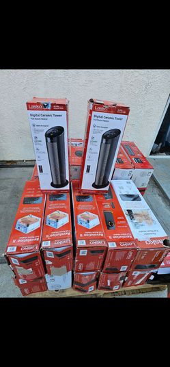 LASKO HEATERS ELECTRIC WITH REMOTE CONTROL ROTATE ECONOMIC ELECTRIC FOR FULL ROOM FOR ANY QUESTION TEXT ME PLEASE