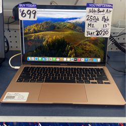 2020 Macbook Air 13” Laptop