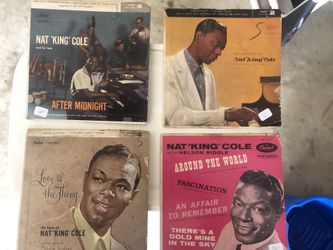 4 Nat King Cole size 45 records