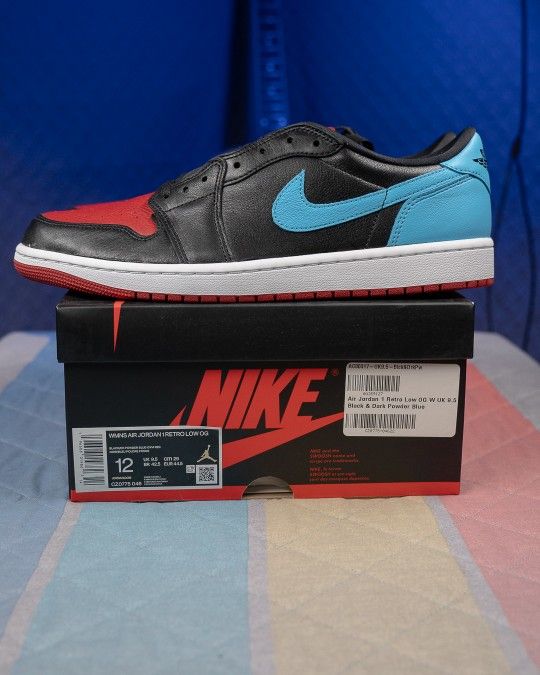 Air Jordan 1 Low NC to CHI Size 12W 10.5M