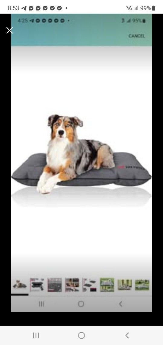 BRAND NEW..Tuff Pupper All Weather Outdoor Dog Bed | Scratch Resistan