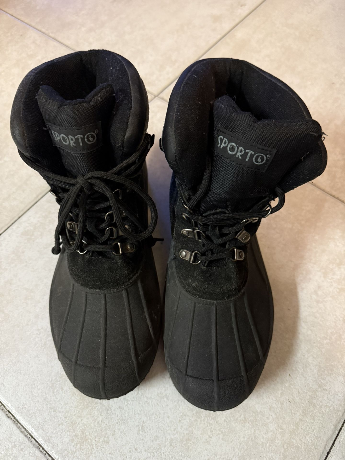 Boots Size 12 Black