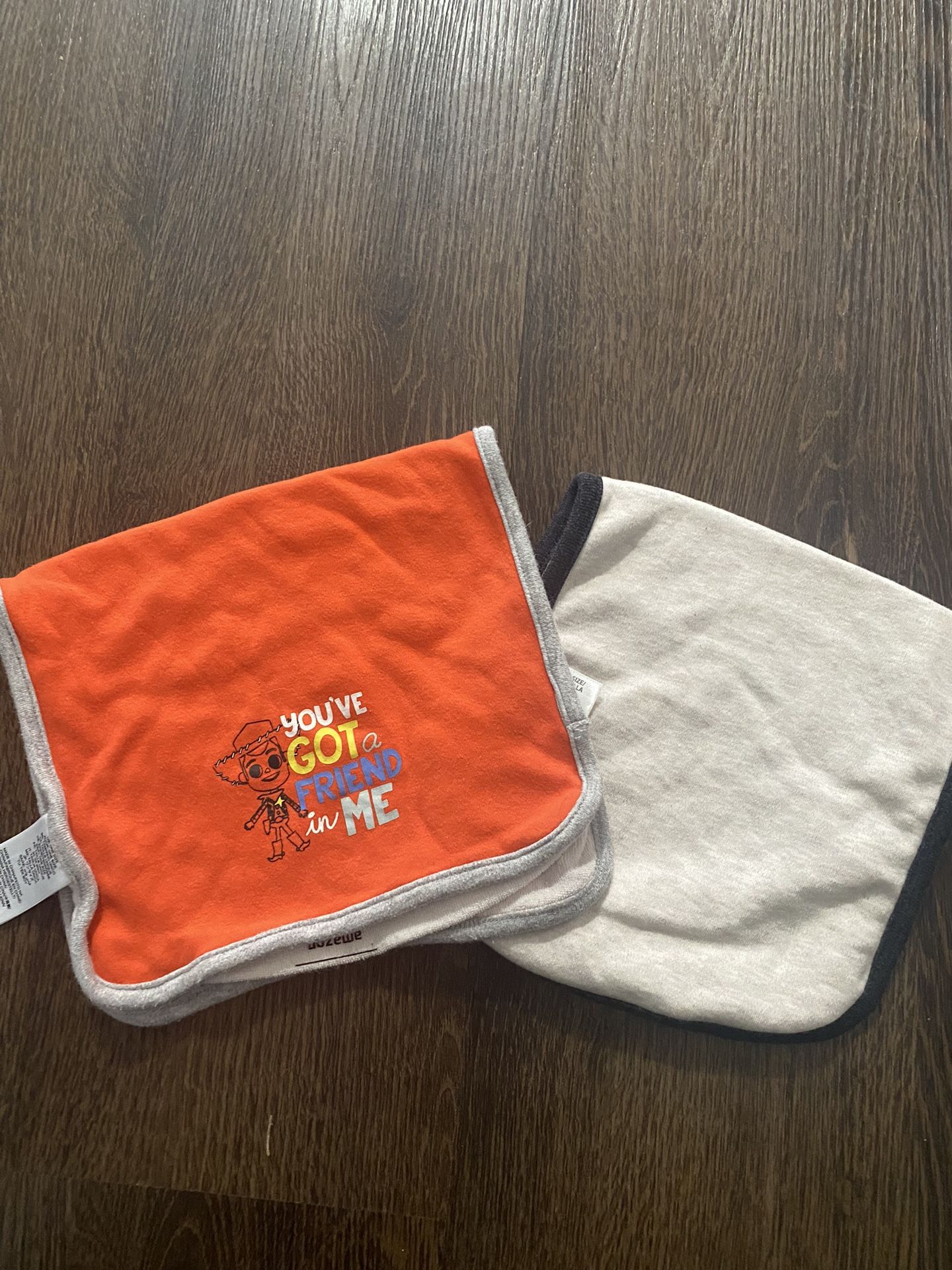 Set Of 2 Disney Woody Burp Clothes #6