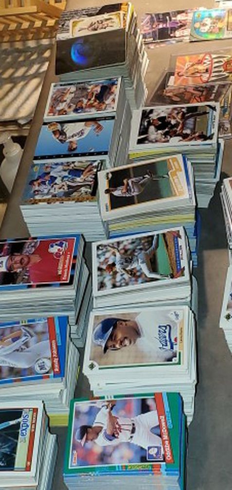 Random Sports Cards Mostly Baseball Some Basketball And Little Football