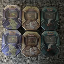 Pokemon cards TINS ( destined rivals and journey together )