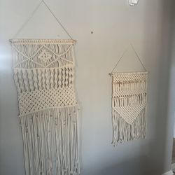 Macrame Wall Hanging Pair