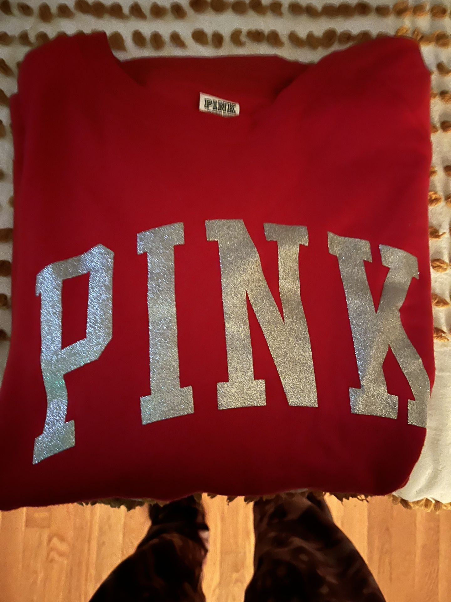 Victoria Secret (Pink)Red Sweatshirt 