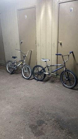 I had to BMX bikes