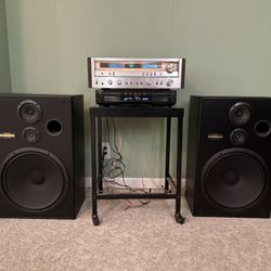 Pioneer sx3800 receiver, Pioneer cs-g450 speaker,Sony dvd/cd player