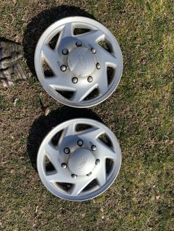Ford E150 E250 econoline factory hub caps /wheels