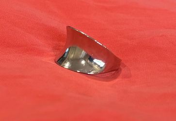 Stainless Steel Chunky Ring Size 10