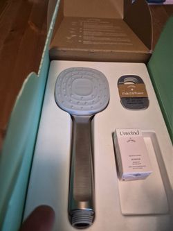 Canopy shower head filter aromatherapy set