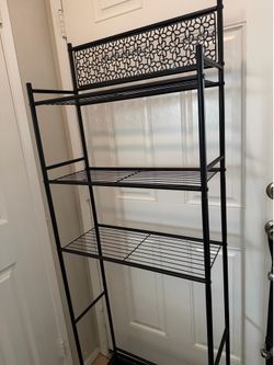 Over toilet shelf