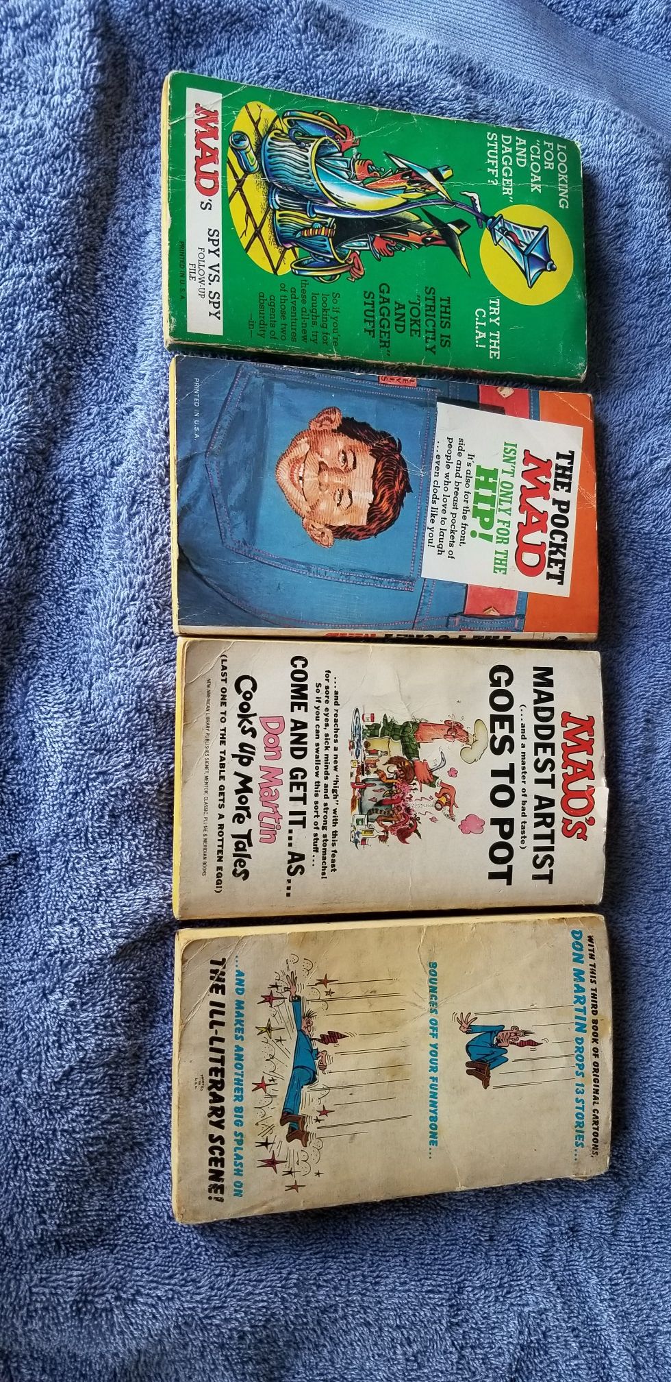 Vintage Mad books