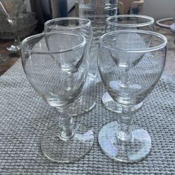 Vintage Small Wine Glasses
