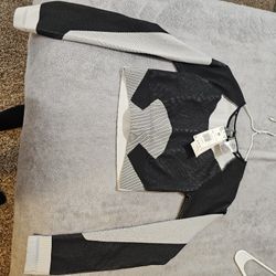 New Women's Medium Stella McCartney Long Sleeve Crop Top