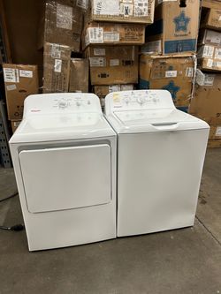 Hotpoint Washer & Electric Dryer Set by GE Appliances