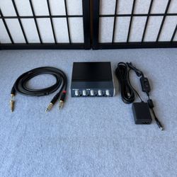 PreSonus HP4 4-Channel Headphone Amplifier + Power Supply & Cable