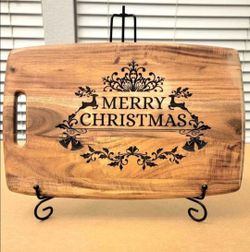 Personalized Decorative Cutting Board For Christmas 