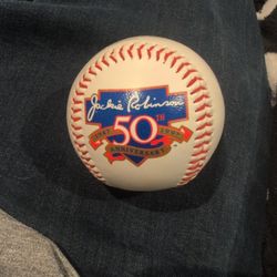 Jackie Robinson 50th Anniversary Baseball