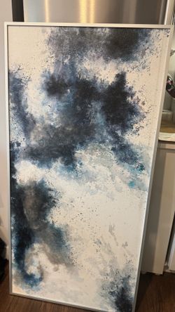 Framed abstract art