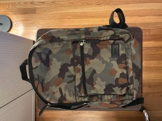Fossil Camo Print Nylon Backpack