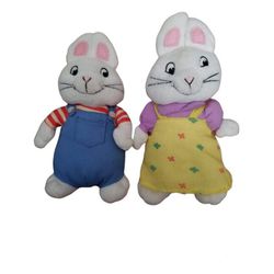 Set Of ( 2 ) Ty Max And Ruby 7" Beanie Babies ( 2015 Edition )