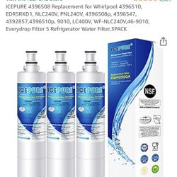 Refrigerator water filter, new