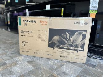 🔥 🚨 📺 BLACK FRIDAY DOORBUSTERS!!! 43" TOSHIBA 4K LED HDR SMART 43C350LU/43C350KU