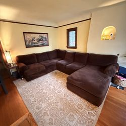 Retro 70’s Large Sectional Couch
