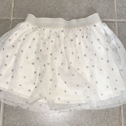 3T White Tulle Skirt