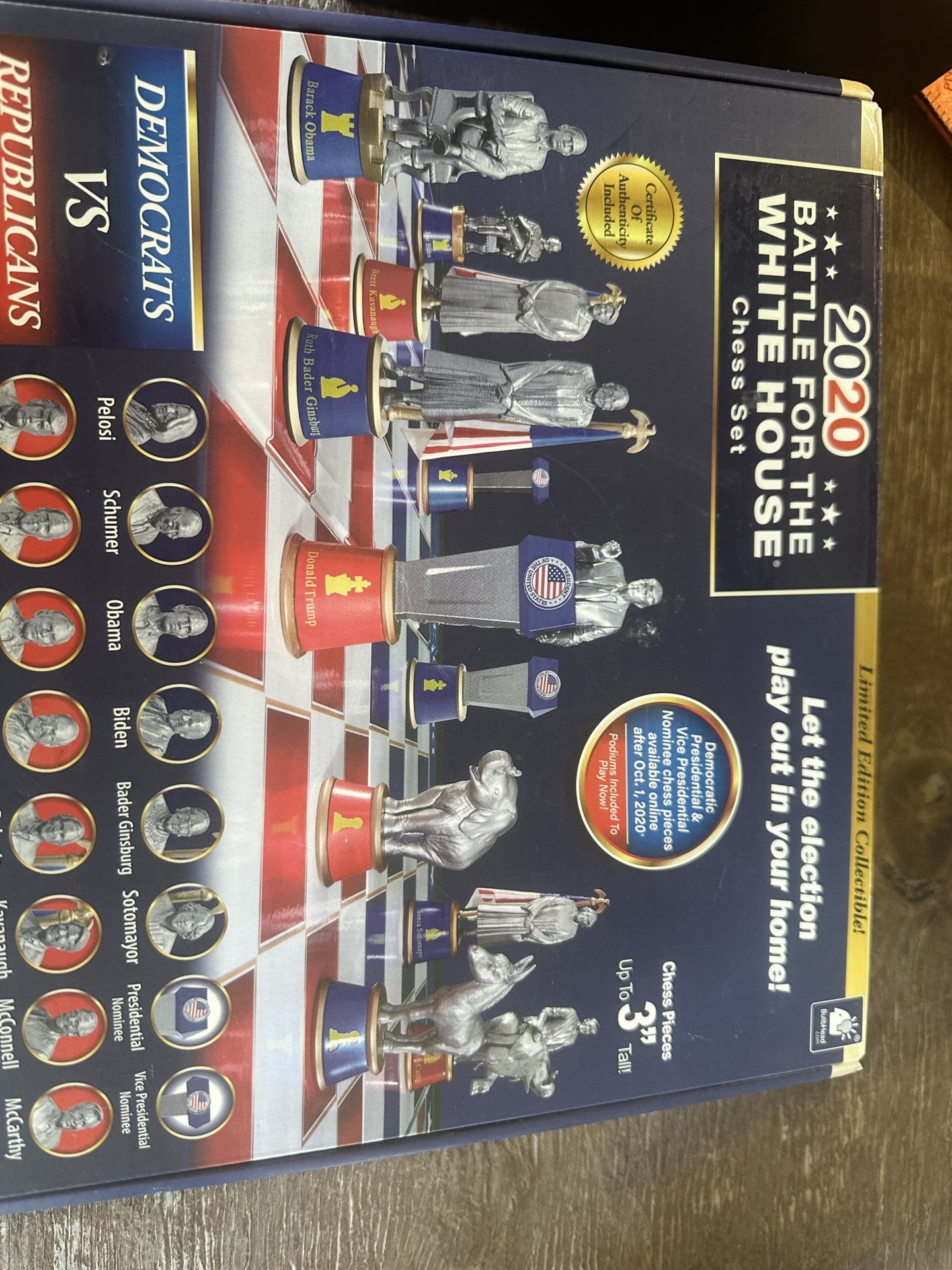 2020 Battle For the White House Chess Game 