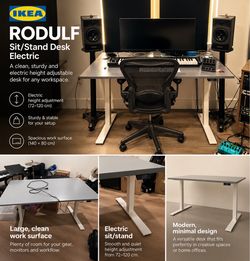 IKEA Rodulf sit/stand desk