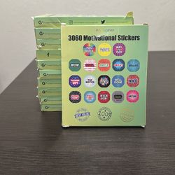 3060 pieces of motivational stickers