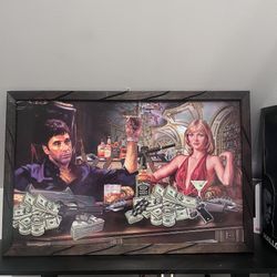 Scarface Poster framed