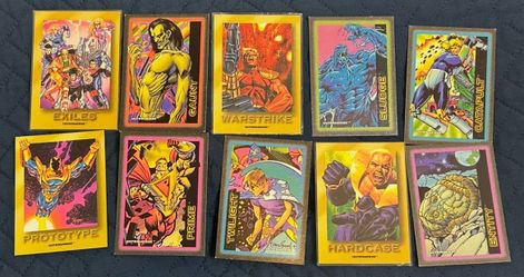 Vintage Ultraverse Comic Trading Card Lot – 10 Cards – 1990s Malibu