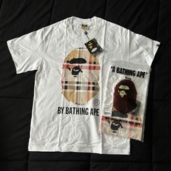BURBERRY X BAPE TEES