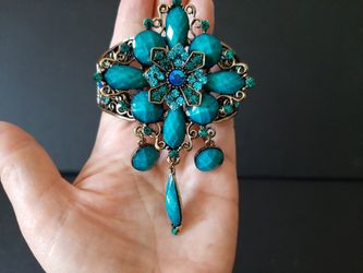 Super Turquoise Blue Cuff Bracelet