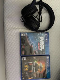 PS4 Games Bundle with Gaming Headset