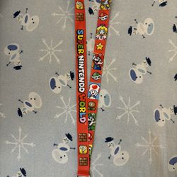 Universal Studios Hollywood Super Nintendo World Mario Lanyard