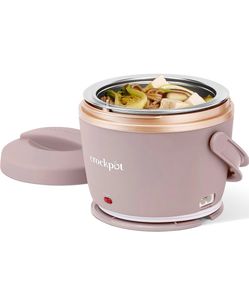 NEW Crock-Pot Lunch Crock One Size Pink Gold Food Storage