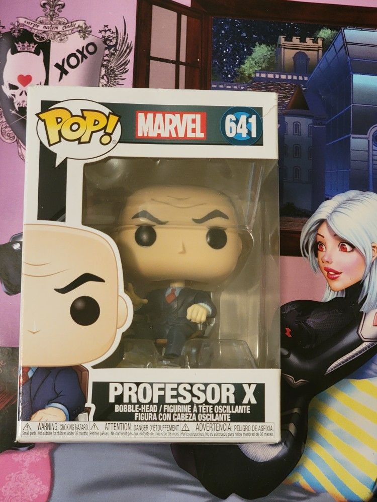 Funko Pop! Vinyl: Marvel- Professor X #641 (damaged box read description) 🏜🐊🏜