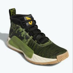 ADIDAS Dame 5 Tech EF0503 Olive Basketball Shoes Mens size 20