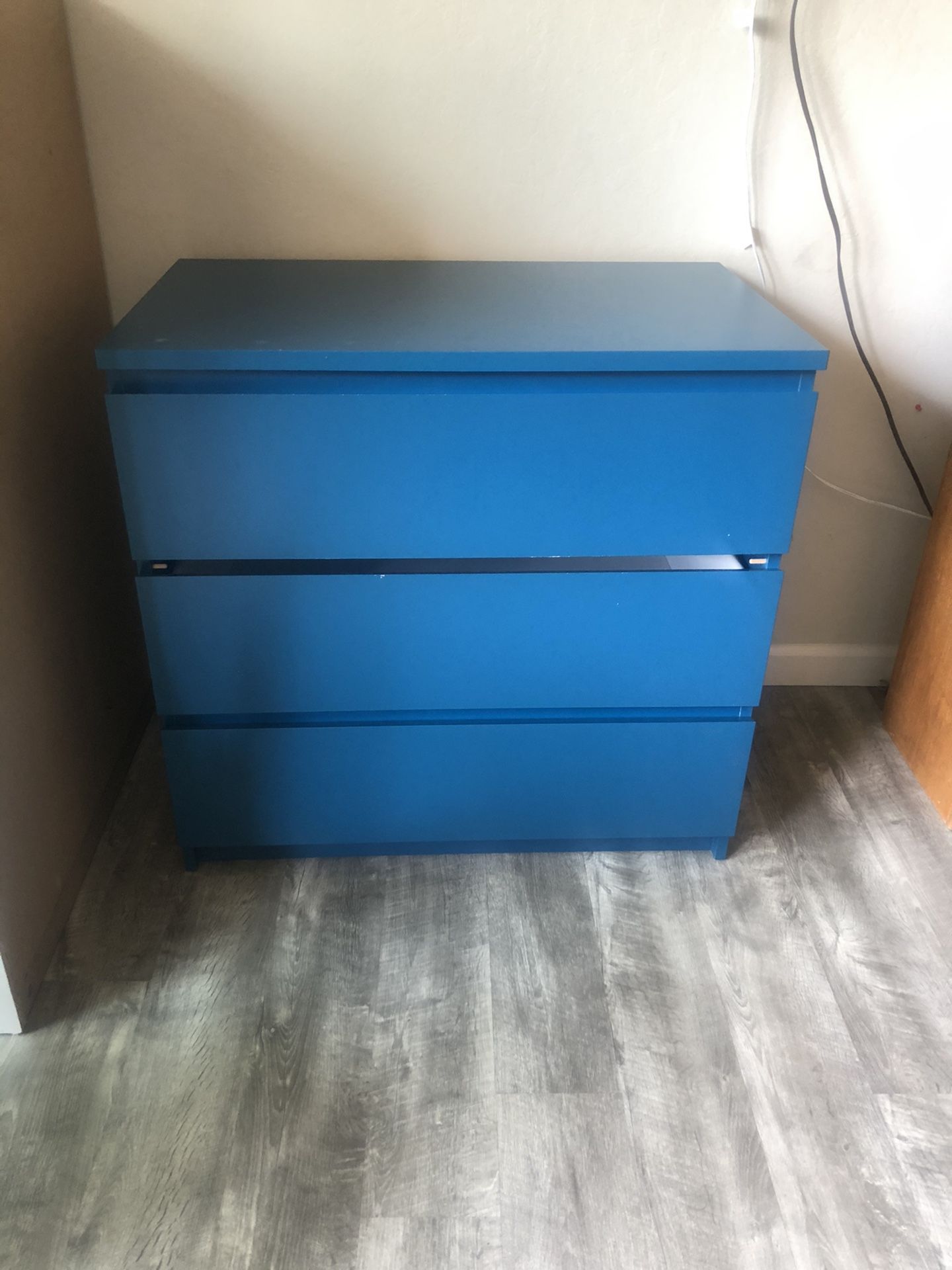 Blue dresser