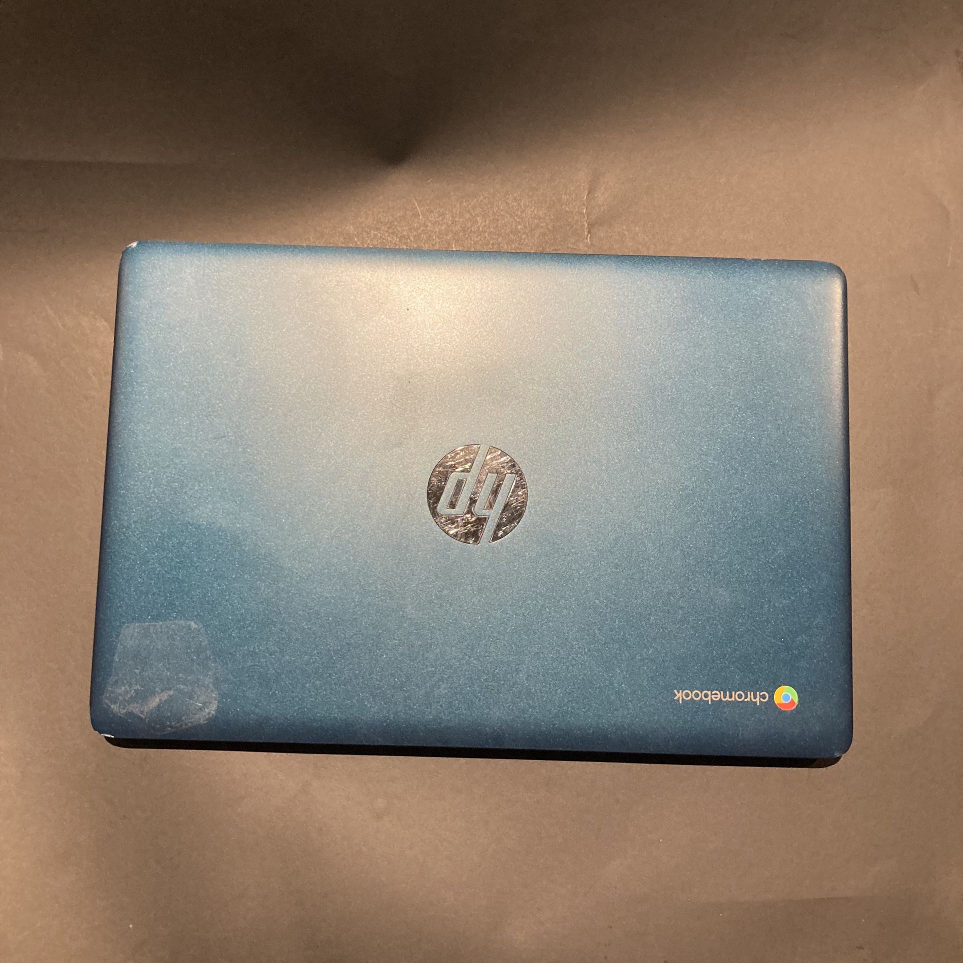 Blue HP Chromebook 