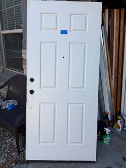 Exterior Fiberglass Door Only , No Frame