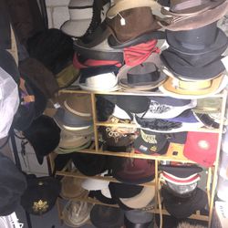 Hats galore , fedora, cabbie, western and more